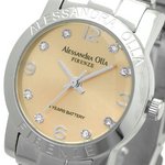 AlessandraOlla（アレサンドラオーラ）腕時計ラウンドフェイスレディースウォッチAO-715ピンクゴールド