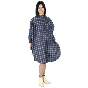 チェックレインポンチョ - 拡大画像