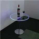 LED付 ガラステーブル