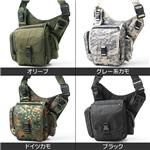 アメリカ軍 2WAY 8ポケット 防水ボディーバッグ　1541 グレー系カモ
