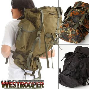 WESTROOPER(ウエストルーパー) 米軍75L 大型防水リュックサック フレクターカモ