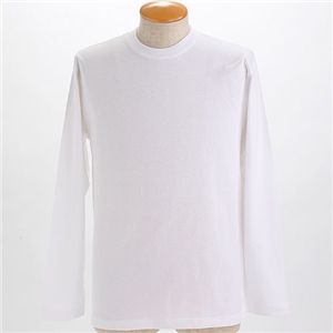 オープンエンドヤーンロングTシャツ2枚セット ホワイト+ホワイト Lサイズ - 拡大画像