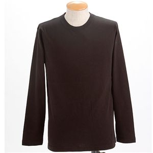 オープンエンドヤーンロングTシャツ2枚セット ブラック+杢グレー 4XLサイズ - 拡大画像