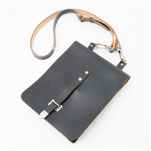 東ドイツ軍NVA放出レザーマップケースブラックデットストック