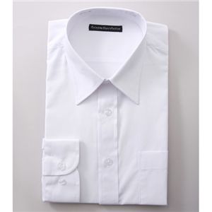 ブラック & ホワイト ワイシャツ2枚セット 長袖 M 【 2点お得セット 】  商品写真3