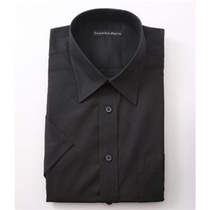 ブラック & ホワイト ワイシャツ2枚セット 半袖 L 【 2点お得セット 】  商品写真4
