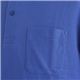 ビッグサイズポケット長袖ポロシャツ ロイヤルブルー 3Lサイズ - 縮小画像3