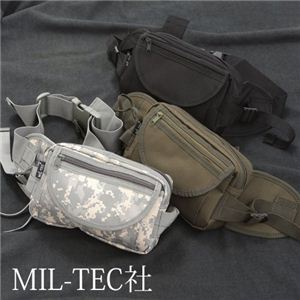 MIL-TEC（ミルテック）社 ドイツ軍防水布ヒップバック レプリカ ML1351-213124 ブラック