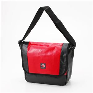 防水メッセンジャーバッグ レッド