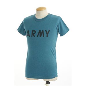 アメリカ軍ARMYオバーダイビンテージ風Tシャツ オーバーダイブルー XS