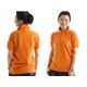無地鹿の子ポロシャツ オレンジ 5L - 縮小画像4