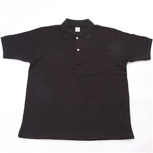 ドライメッシュアクティブ半袖ポロシャツ ブラック 3L - 拡大画像