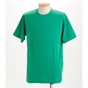 ドライメッシュTシャツ 2枚セット 白+グリーン Lサイズ - 拡大画像