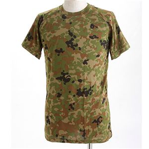 J. S.D.F.（自衛隊）採用吸汗速乾半袖 Tシャツ2枚 SET S 新 迷彩 - 拡大画像