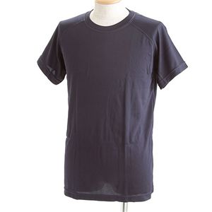 J. S.D.F.（自衛隊）採用吸汗速乾半袖 Tシャツ2枚 SET L ネイビー - 拡大画像
