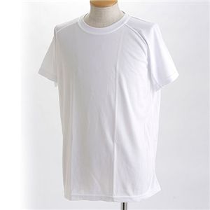 J. S.D.F.（自衛隊）採用吸汗速乾半袖 Tシャツ2枚 SET L ホワイト - 拡大画像