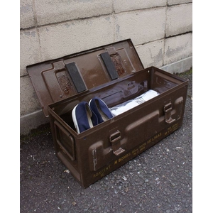 イギリス アンモボックスブラウンラージ【中古】 - 拡大画像