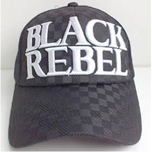 B／Lチェッカーメッシュキャップ ブラック／ブラック