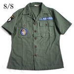 USタイプ OG-107 ファティーグシャツ カスタム AIR FORCE “A”　半袖15　1/2（Ｌ）