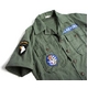 USタイプ OG-107 ファティーグシャツ カスタム AIR FORCE “B”　半袖　13　1/2（レディースフリー） - 縮小画像3