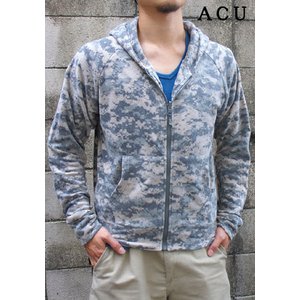 USタイプ タクティカルフリースパーカー 　ACU S【復刻判】