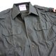 ドイツ軍放出　BW フィールドシャツ・後染め　JS001ND　ブラック　ＧＲ．3（Ｌ）【デットストック】 - 縮小画像3