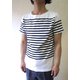 フランスタイプ ボーダーシャツ 半袖 3色 JT043YN ネイビー×ホワイト S 【 レプリカ 】  - 縮小画像2