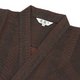 纏（まとい）織作務衣 141-1905 濃茶モカ Mサイズ - 縮小画像3