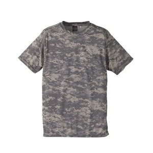 吸汗速乾ドライクールナイス カモフラージュ Tシャツ（ 迷彩 Tシャツ） CB6589 ACUSサイズ - 拡大画像