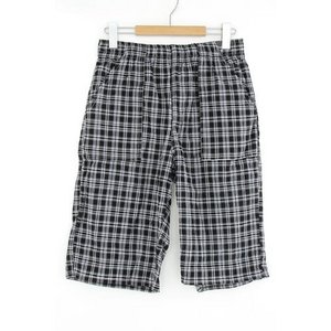 楊柳生地チェックショ-トバンツ　　97605　　Lサイズ　【2枚セット】