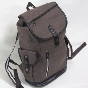 ノルウェー軍　綿キャンパスリュックサック　FSA-100　ブラウン　【レプリカ】