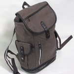 ノルウェー軍　綿キャンパスリュックサック　FSA-100　ブラウン　【レプリカ】
