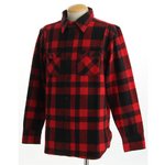 ヘビーフランネルチェックシャツ　CB1275　レッド　　M