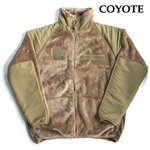 アメリカ軍ECWCS Gen3 両面フリースジャケット復刻判　JJ150YN　コヨーテ　M　【レプリカ】　