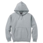 12.5ｏｚヘビーウェイト裏起毛プルパーカ　2220　ヘザーグレー　Mサイズ
