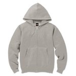 12.5ｏｚヘビーウェイト裏起毛フルジップパーカ　2221　ストーン  Lサイズ