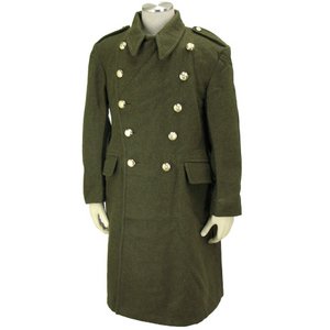 イギリス軍放出　ウールロングコート　JC036NN　Ｍ〜Ｌ相当　【デットストック】【未使用】