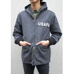 アメリカ空軍士官学校（ＵＳＡＦＡ）カデットメルトンウールパーカーコート JP058YN グレー　M　【 レプリカ】