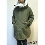 USタイプ M-65 フィールドパーカー ワンウォッシュ JP057YN　オリーブ　S　【レプリカ】