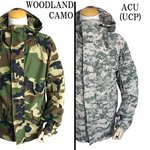 アメリカ軍ECWCS-1ソフトシェルライトウェイトパーカー　JP059YN　ACUカモ 　L 【レプリカ】