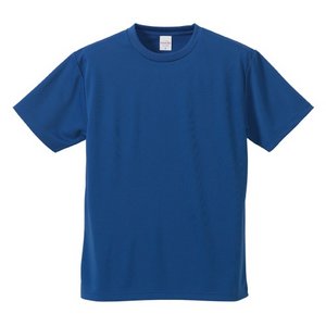UVカット吸汗速乾 Tシャツ 【 3枚セット 】 CB5900 コバルトブルー ＆ ターコイズ ブルー ＆ ネイビー XXXLサイズ - 拡大画像