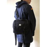 米軍　Ｍ１９６１キャンパス上着留めコンバットバック　BS132YN　ブラック　【レプリカ】