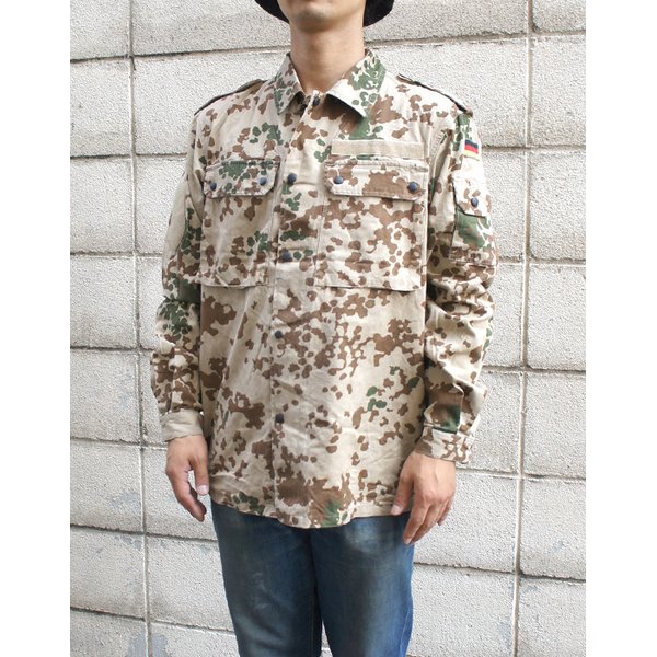 ドイツ軍放出 BWデザートフレックターン長袖シャツ JS099UN M 【中古】f00