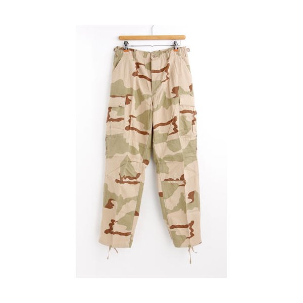 アメリカ軍 BDU カーゴパンツ /迷彩服パンツ XLサイズ リップストップ YN521007 3カラーデザート レプリカ