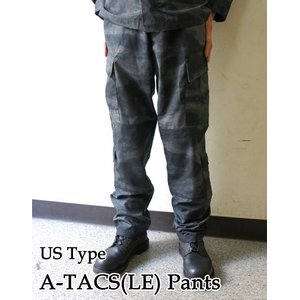 アメリカ警察 Ａ-ＴＡＣＳ（ＬＥ） ナイトカモフラージュ リップストップパンツPB033YN Mサイズ【 レプリカ】