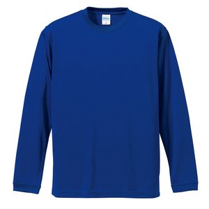 UVカット・吸汗速乾・シルキータッチロングスリーブ Tシャツ CB5089 コバルトブルー M - 拡大画像