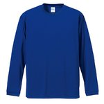 ＵＶカット・吸汗速乾・シルキータッチロングスリーブＴシャツ　CB5089　コバルトブルー　M