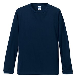 UVカット・吸汗速乾・シルキータッチロングスリーブ Tシャツ CB5089 ネイビー M 商品画像