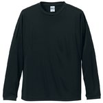 ＵＶカット・吸汗速乾・シルキータッチロングスリーブＴシャツ　CB5089　ブラック　M