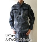 アメリカ警察Ａ-ＴＡＣＳ（ＬＥ）ナイトカモフラージュリップストップジャケット　JB027YN　Ｓ　【レプリカ】